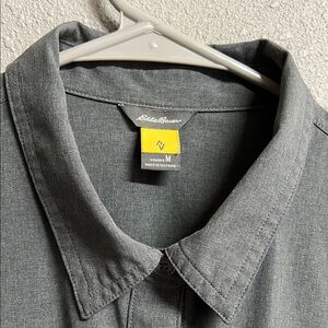 Eddie Bauer Charcoal Button-Up Shirt